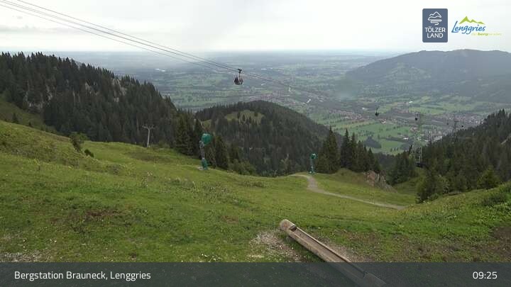 Archiv Foto Webcam Blick von der Brauneck Bergstation