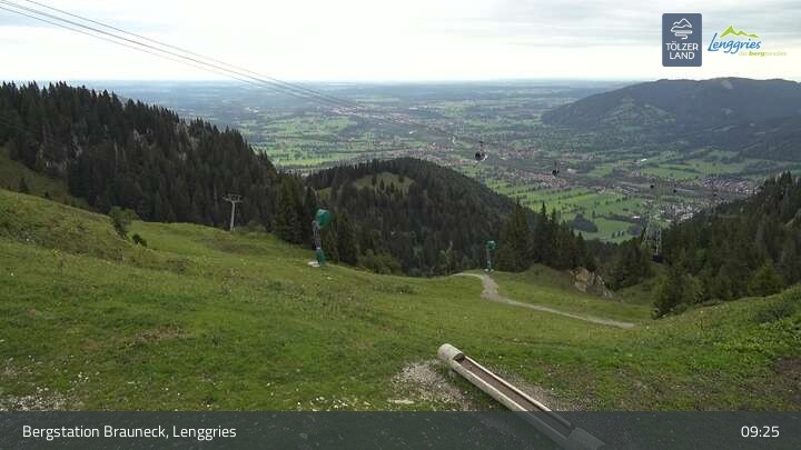 Archiv Foto Webcam Blick von der Brauneck Bergstation