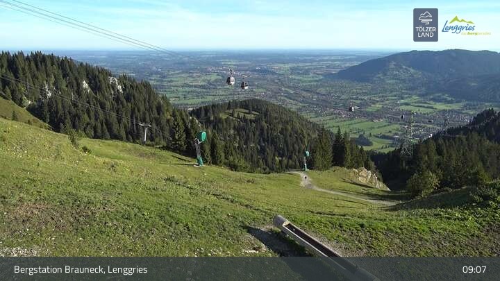Archiv Foto Webcam Blick von der Brauneck Bergstation