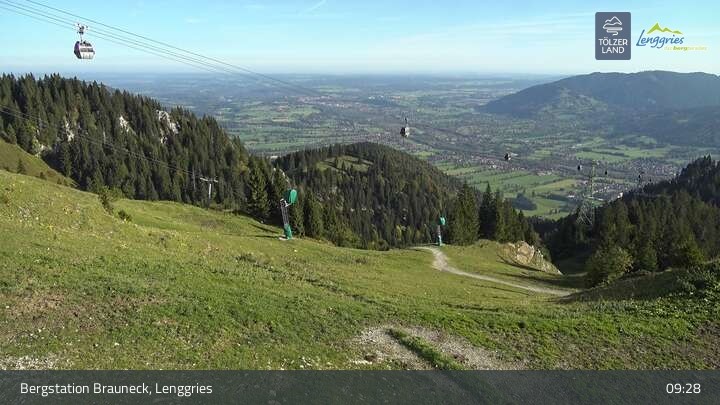 Archiv Foto Webcam Blick von der Brauneck Bergstation