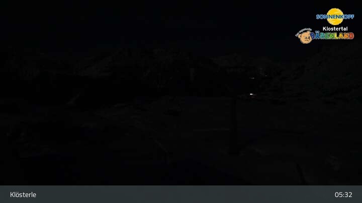 Archiv Foto Webcam Klösterle - Bergstation Riedkopf