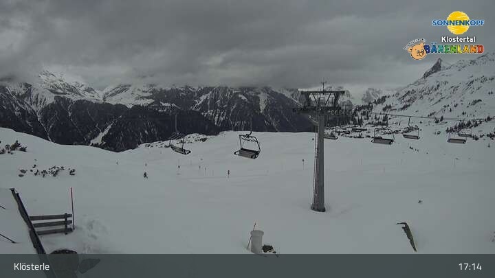 Archiv Foto Webcam Klösterle - Bergstation Riedkopf