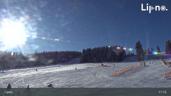 Archiv Foto Webcam Snowpark Lipno - Kramolín