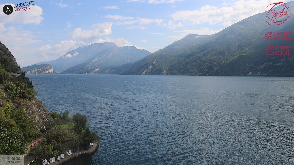 Archived image Webcam Lake Garda - Capo Reamol