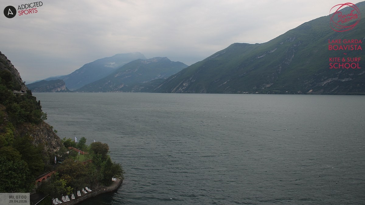 Archiv Foto Webcam Gardasee - Capo Reamol