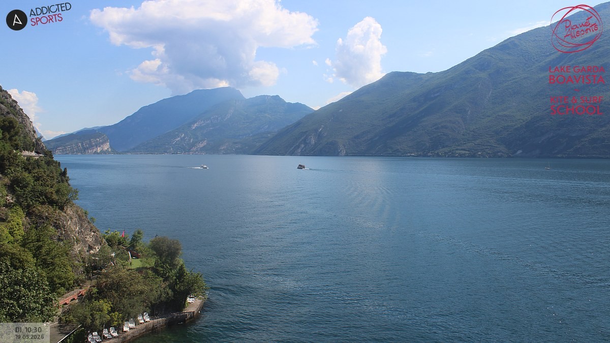 Archiv Foto Webcam Gardasee - Capo Reamol