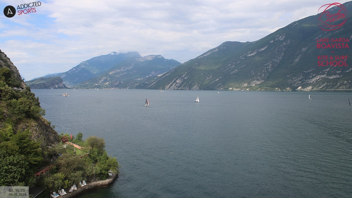 Archiv Foto Webcam Gardasee - Capo Reamol