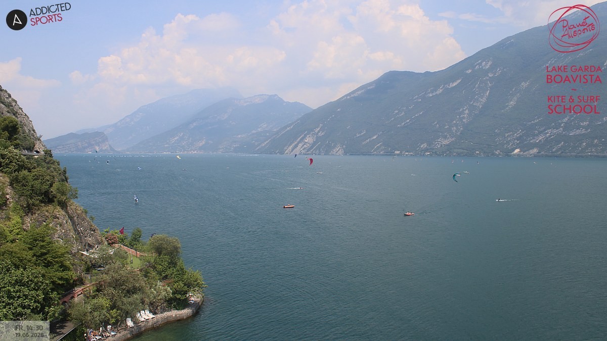 Archiv Foto Webcam Gardasee - Capo Reamol