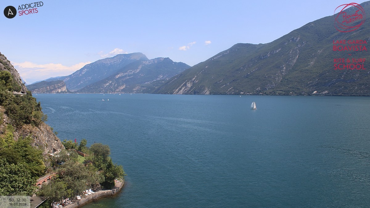 Archiv Foto Webcam Gardasee - Capo Reamol
