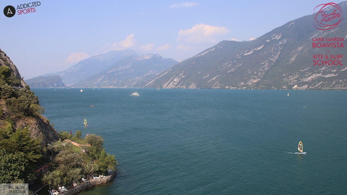 Archived image Webcam Lake Garda - Capo Reamol