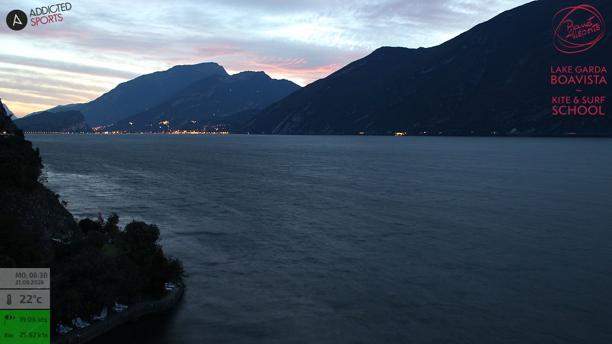 Archiv Foto Webcam Gardasee - Capo Reamol