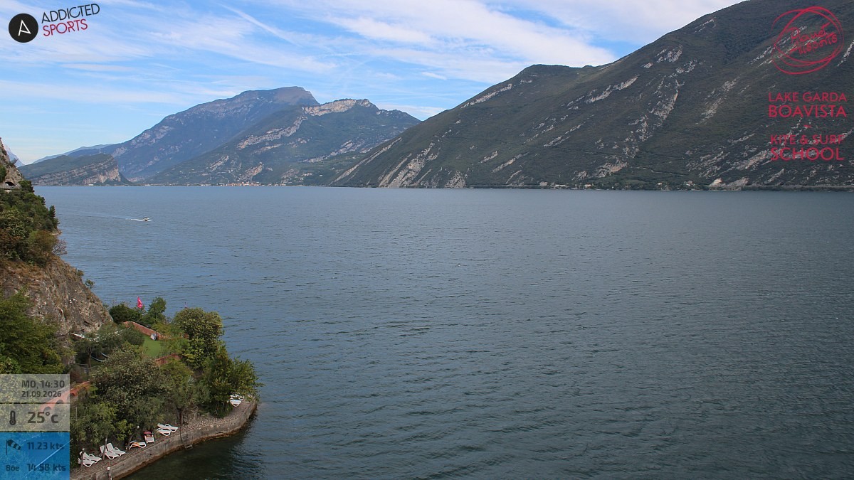 Archived image Webcam Lake Garda - Capo Reamol