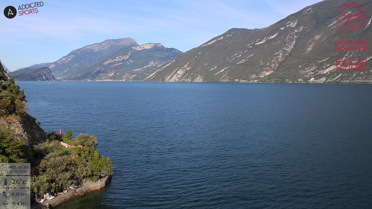 Archived image Webcam Lake Garda - Capo Reamol
