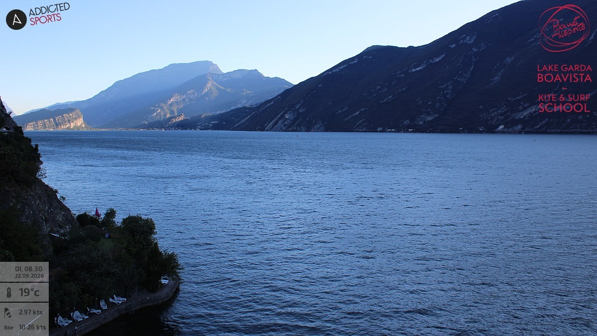 Archiv Foto Webcam Gardasee - Capo Reamol