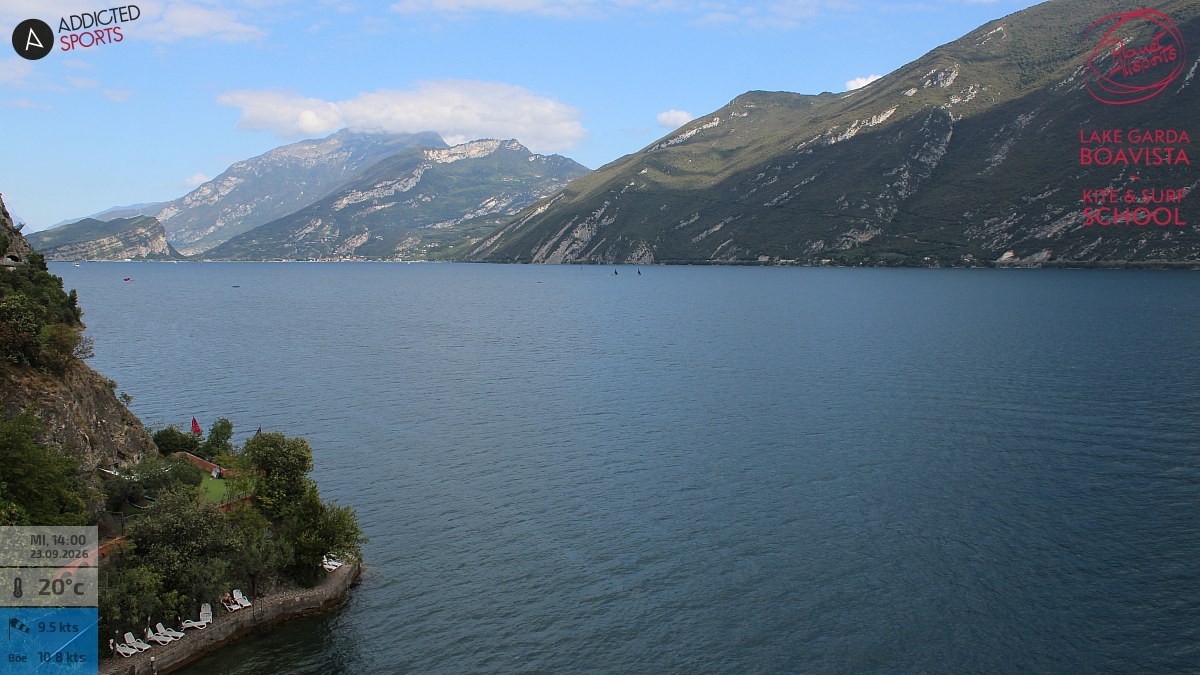 Archiv Foto Webcam Gardasee - Capo Reamol