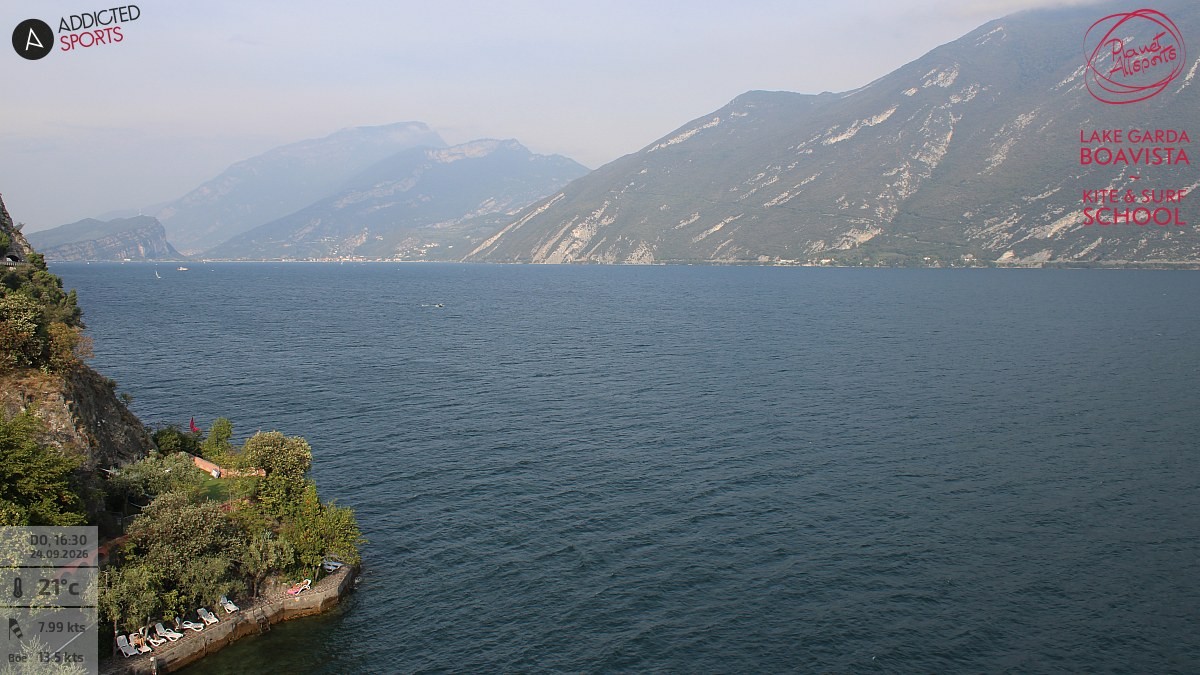 Archived image Webcam Lake Garda - Capo Reamol