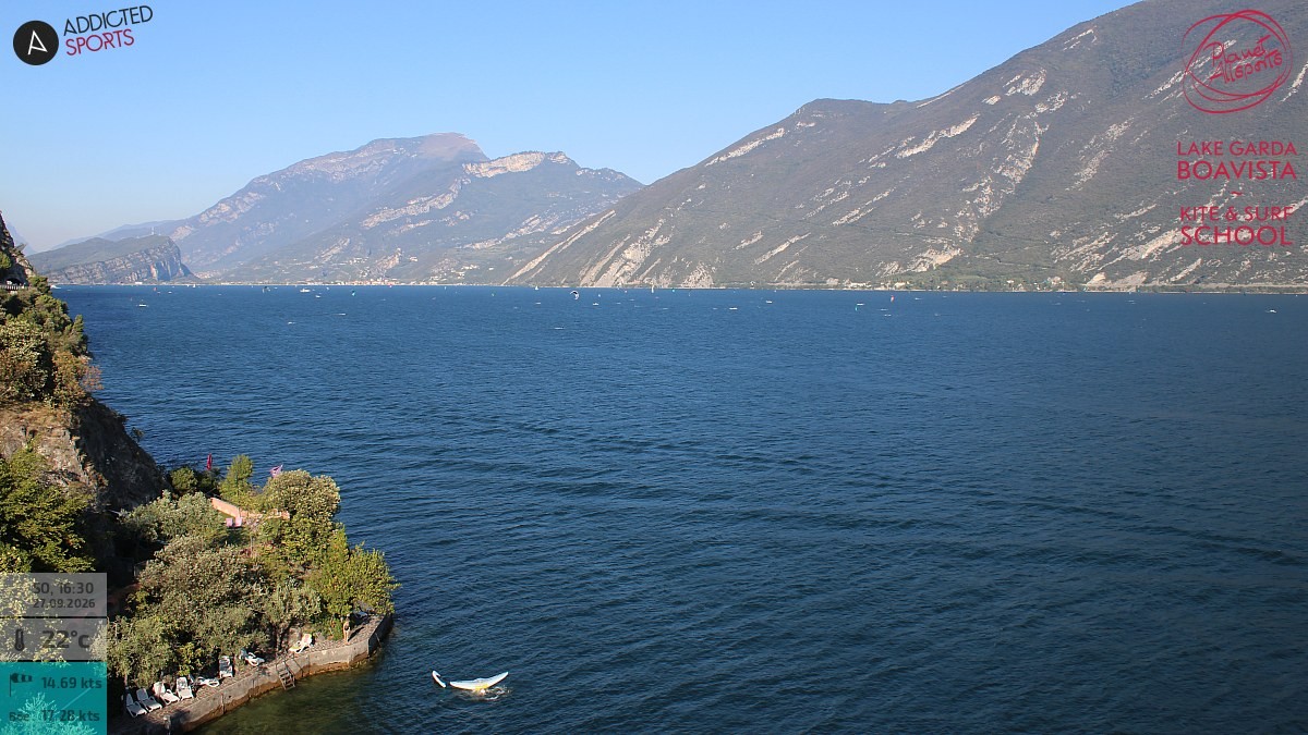 Archiv Foto Webcam Gardasee - Capo Reamol