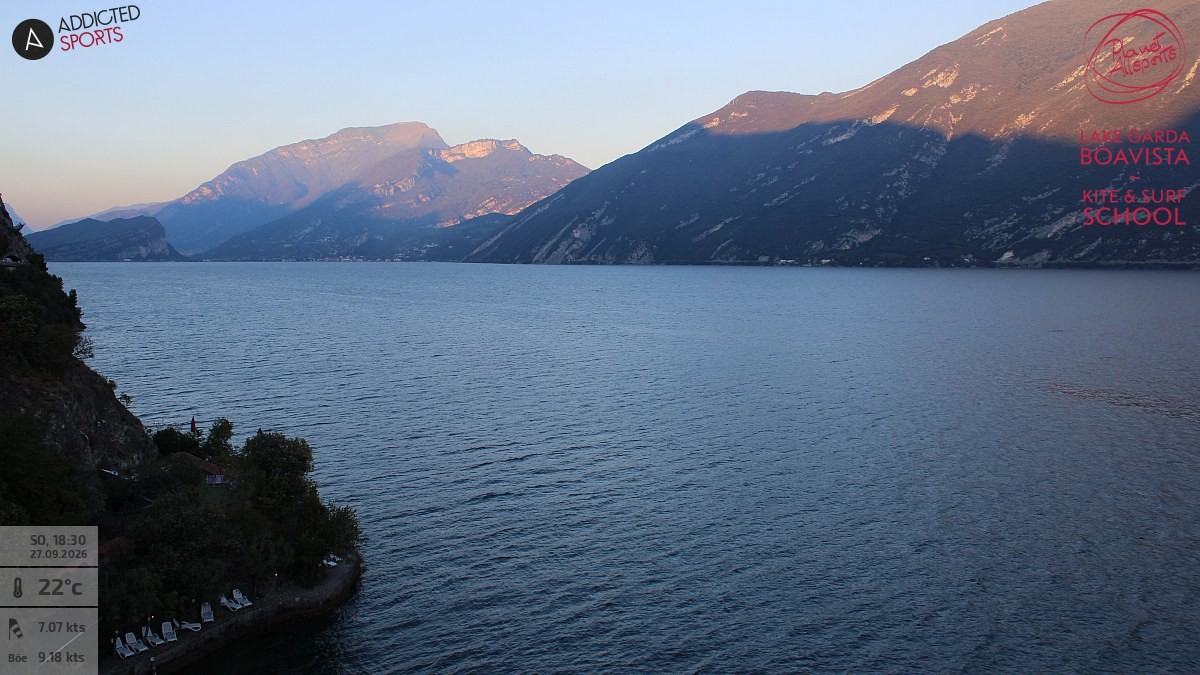 Archiv Foto Webcam Gardasee - Capo Reamol