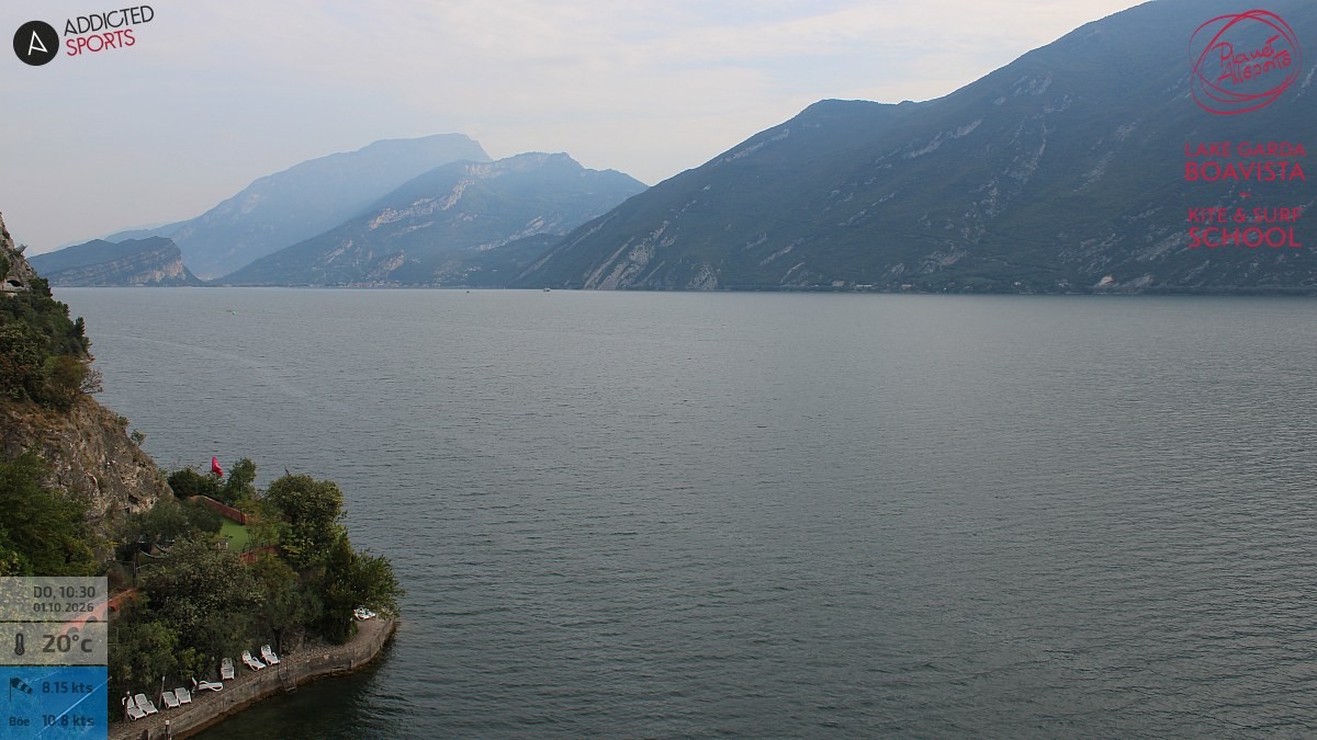 Archiv Foto Webcam Gardasee - Capo Reamol