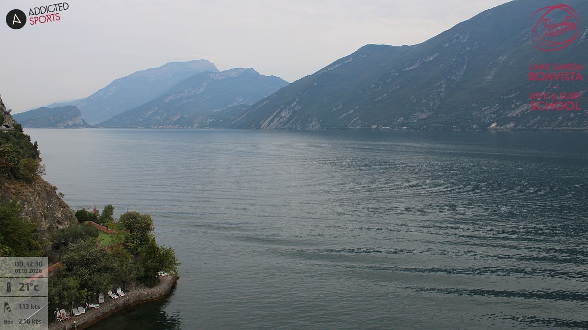Archiv Foto Webcam Gardasee - Capo Reamol