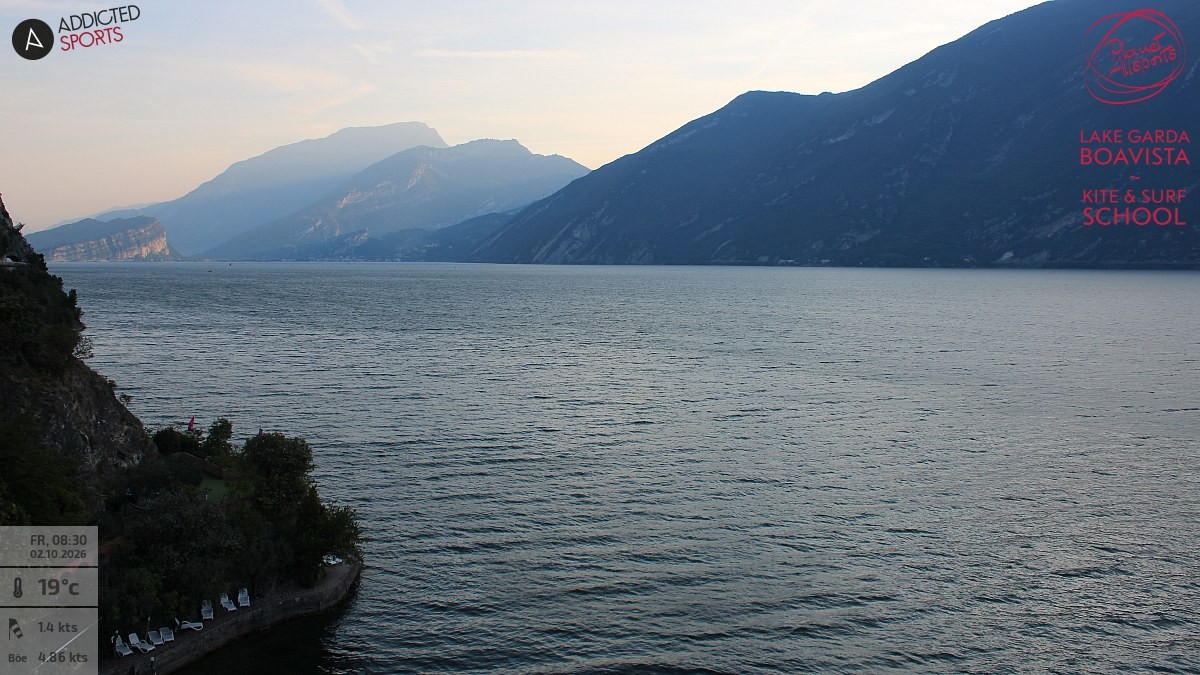 Archiv Foto Webcam Gardasee - Capo Reamol