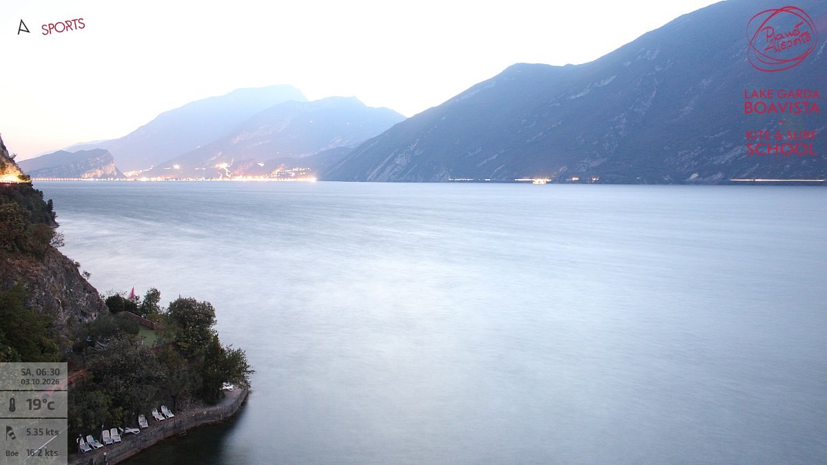Archiv Foto Webcam Gardasee - Capo Reamol