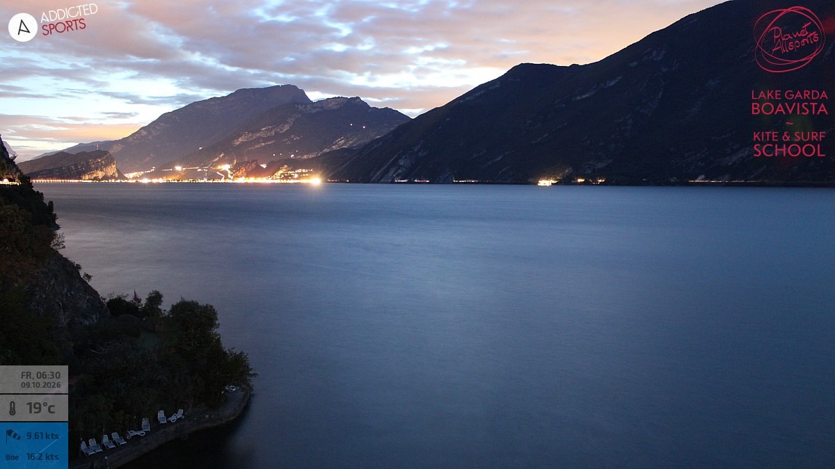 Archiv Foto Webcam Gardasee - Capo Reamol