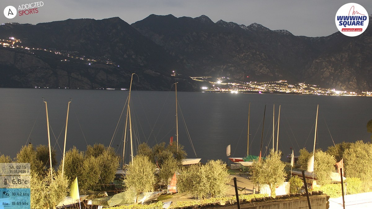 Archiv Foto Webcam Gardasee - Malcesine
