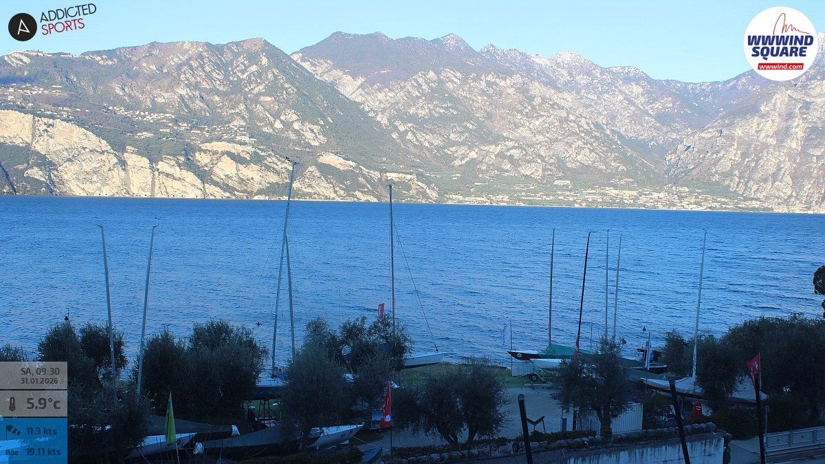 Archiv Foto Webcam Gardasee - Malcesine