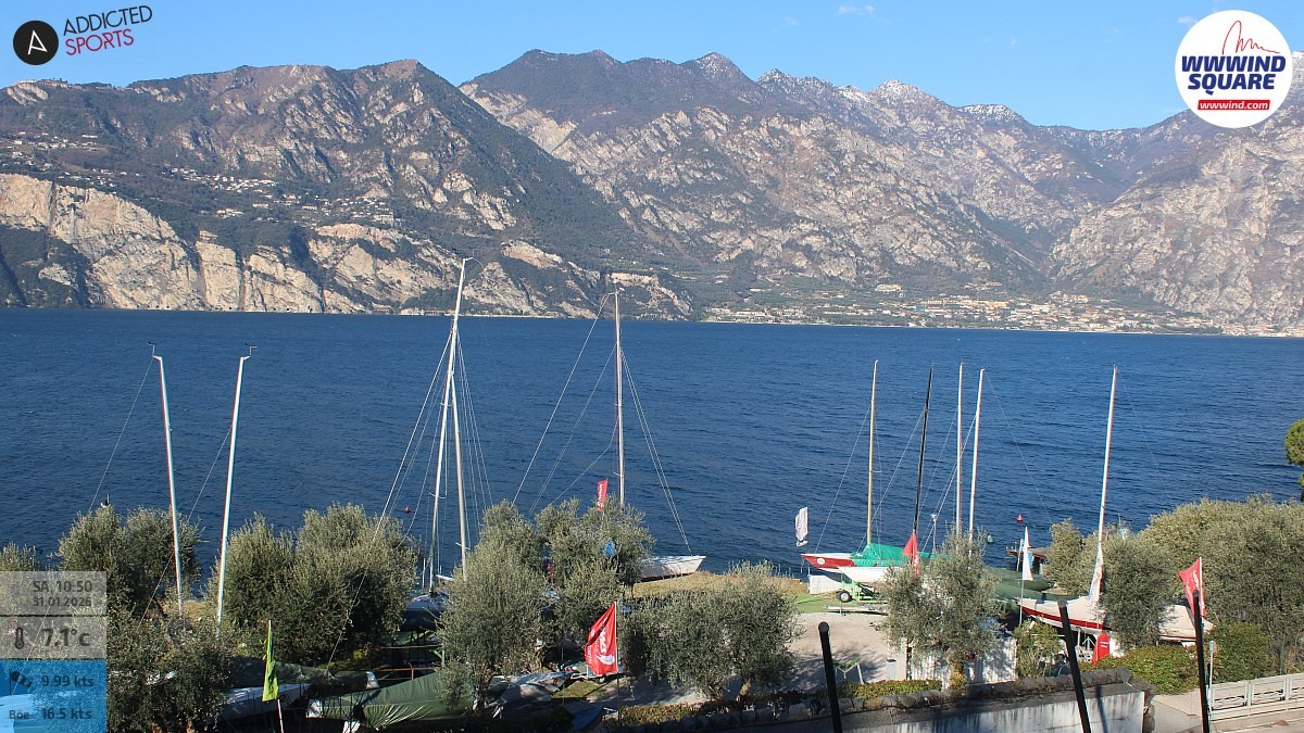 Archiv Foto Webcam Gardasee - Malcesine
