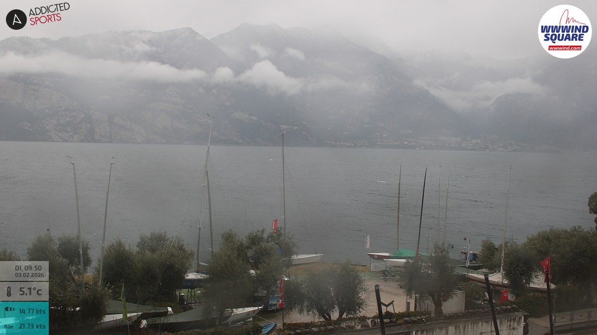 Archiv Foto Webcam Gardasee - Malcesine