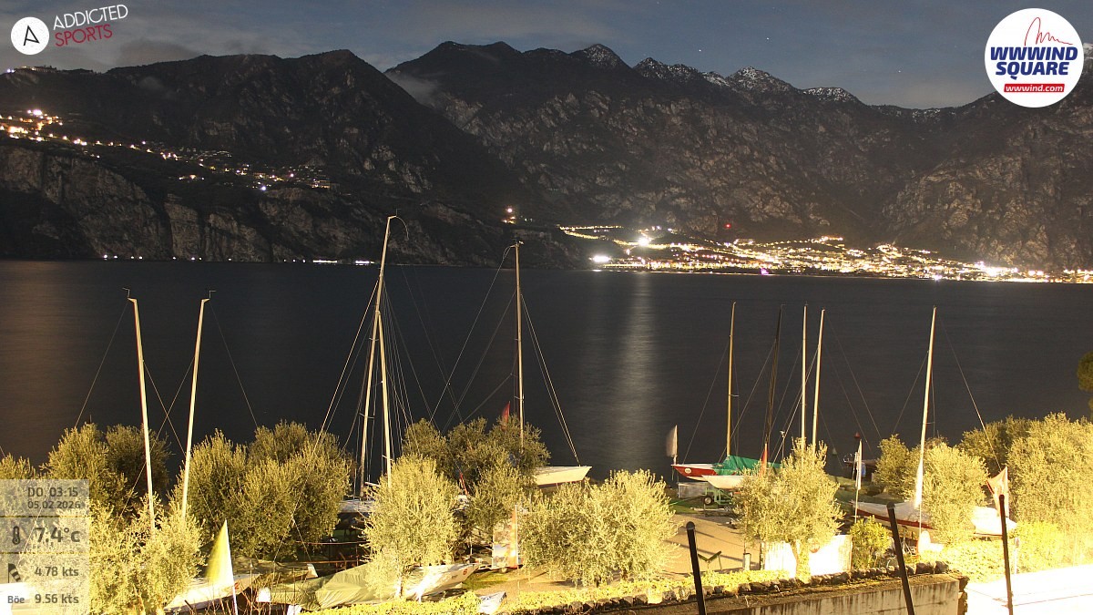 Archiv Foto Webcam Gardasee - Malcesine