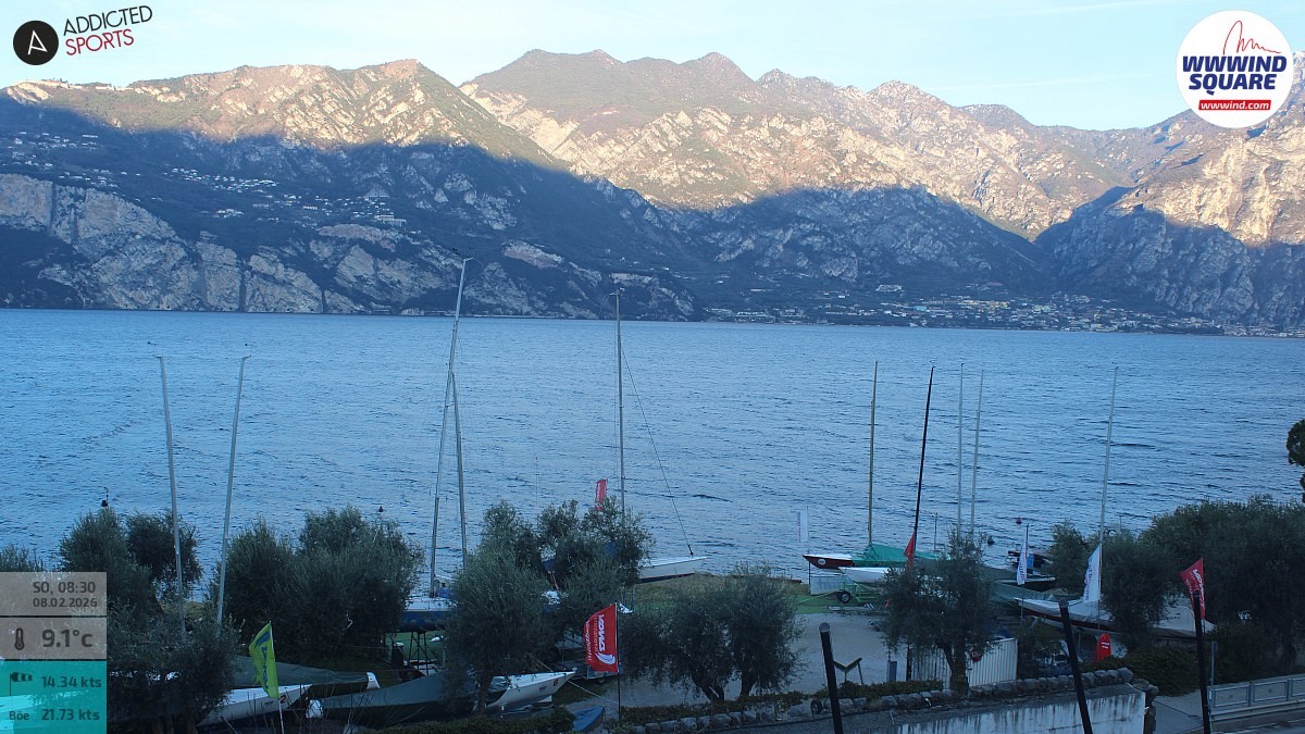 Archiv Foto Webcam Gardasee - Malcesine