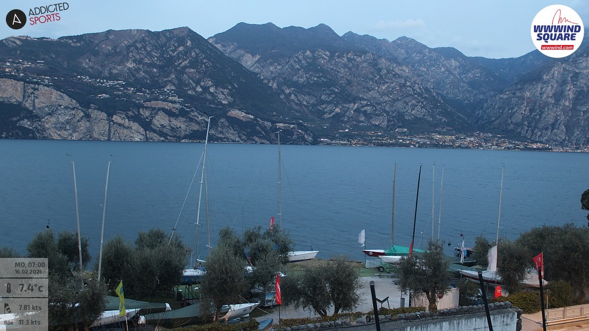 Archiv Foto Webcam Gardasee - Malcesine