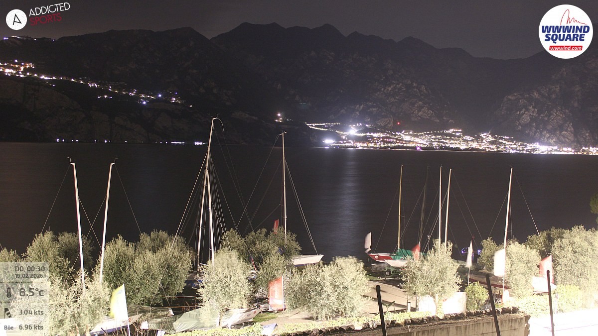 Archiv Foto Webcam Gardasee - Malcesine
