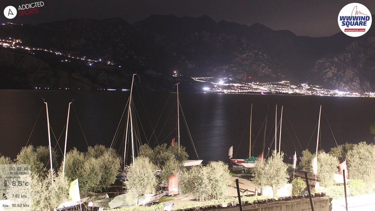 Archiv Foto Webcam Gardasee - Malcesine