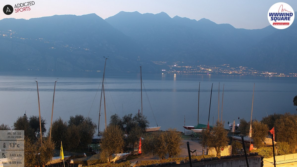 Archiv Foto Webcam Gardasee - Malcesine