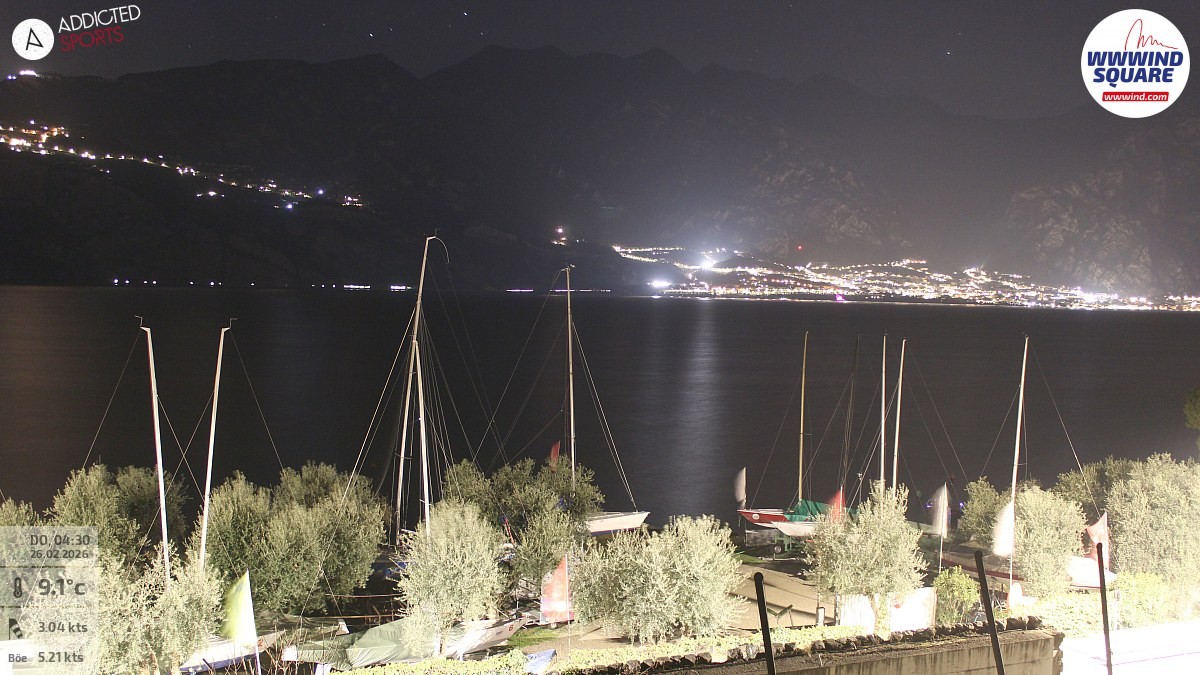 Archiv Foto Webcam Gardasee - Malcesine