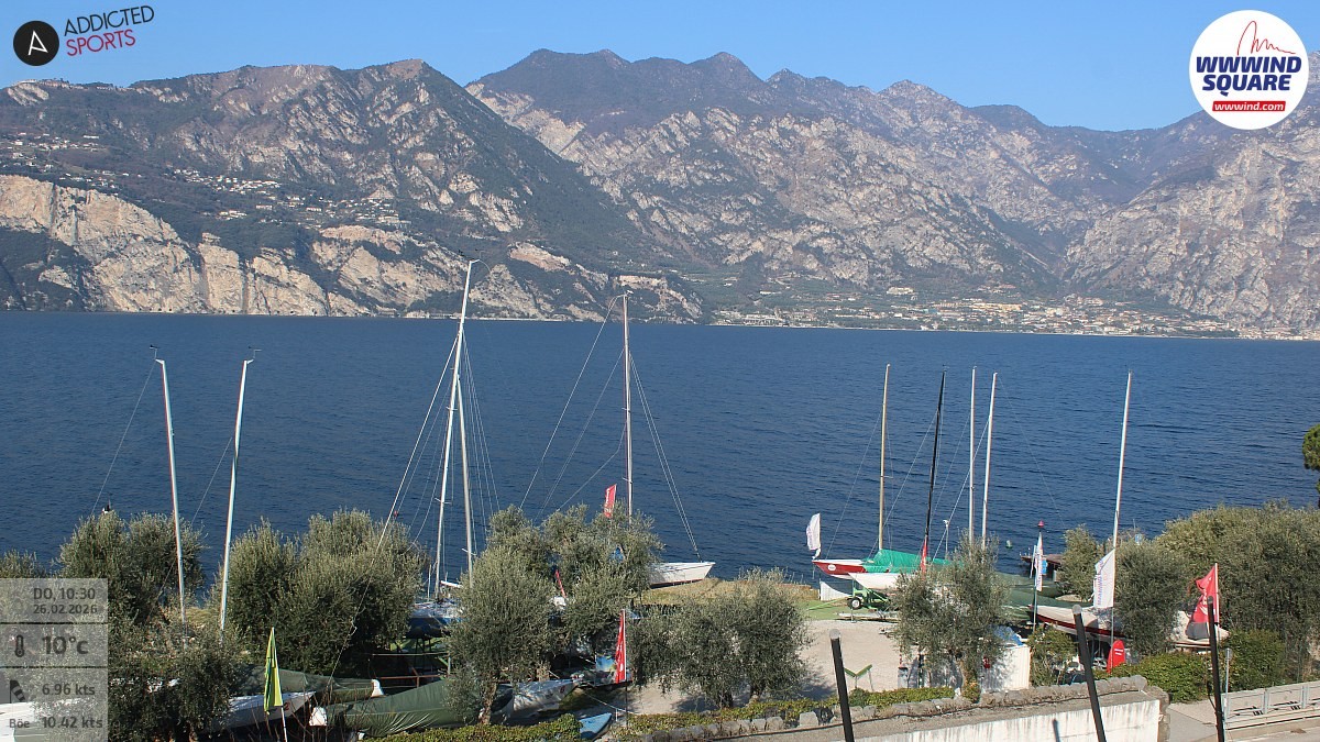 Archiv Foto Webcam Gardasee - Malcesine