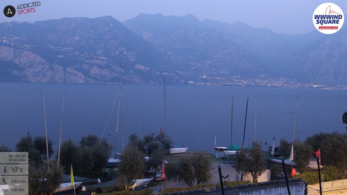 Archiv Foto Webcam Gardasee - Malcesine