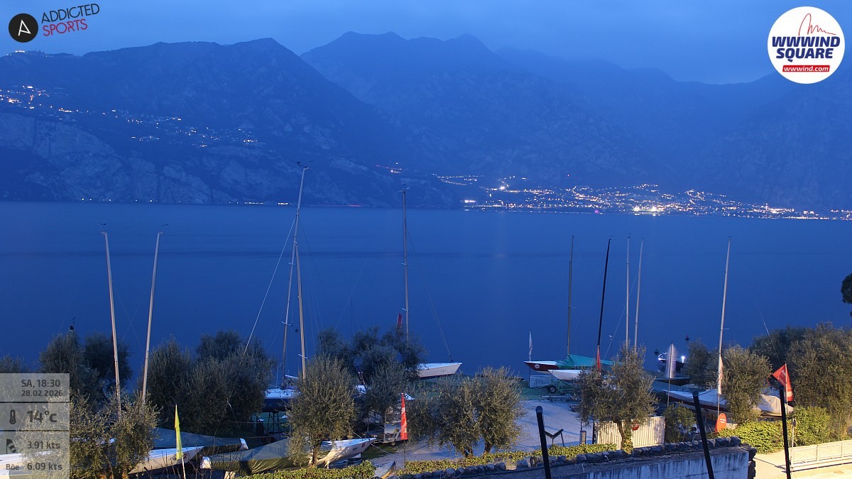 Archiv Foto Webcam Gardasee - Malcesine