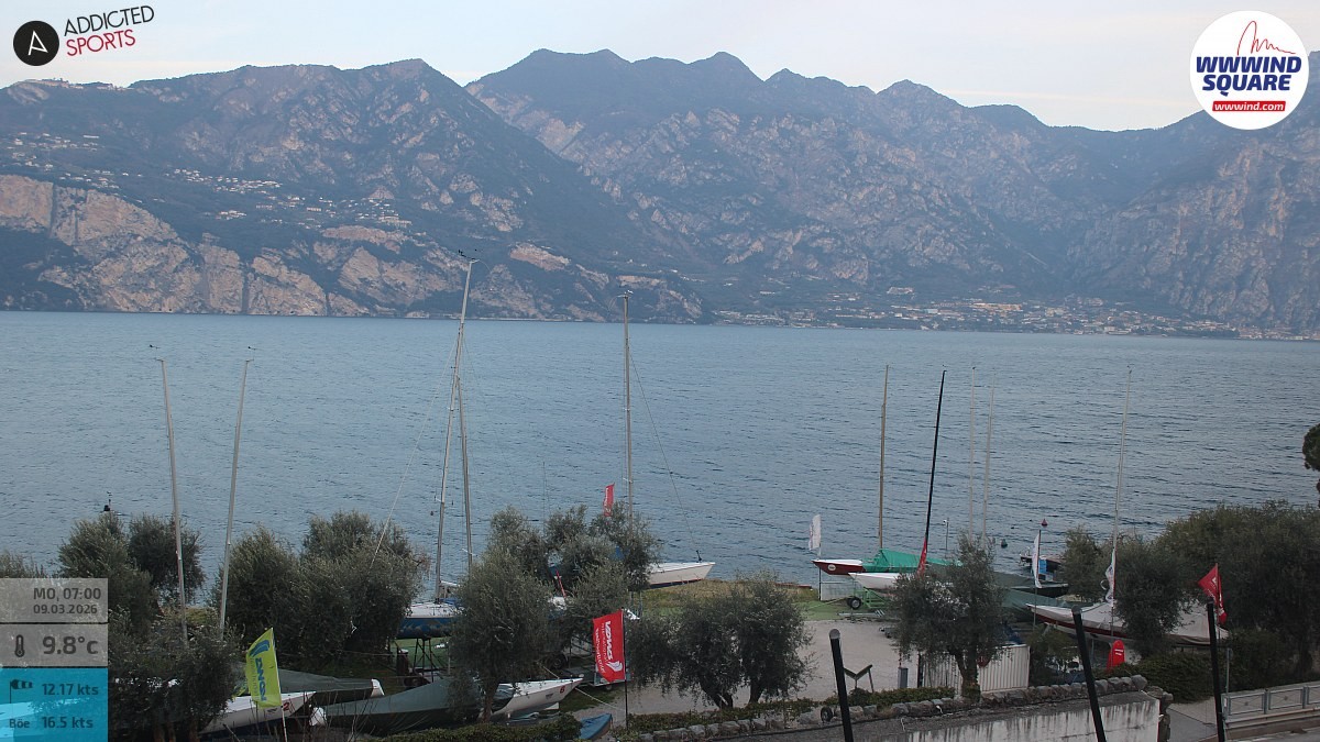 Archiv Foto Webcam Gardasee - Malcesine