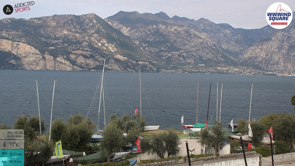 Archiv Foto Webcam Gardasee - Malcesine