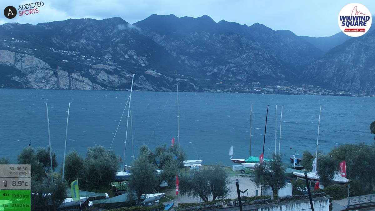 Archiv Foto Webcam Gardasee - Malcesine