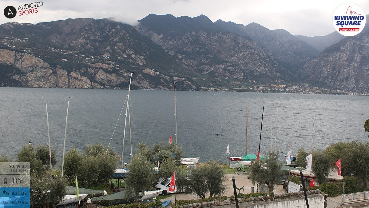 Archiv Foto Webcam Gardasee - Malcesine