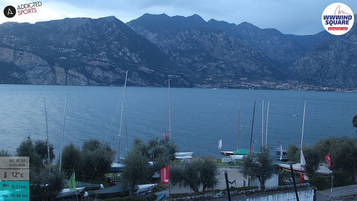 Archiv Foto Webcam Gardasee - Malcesine