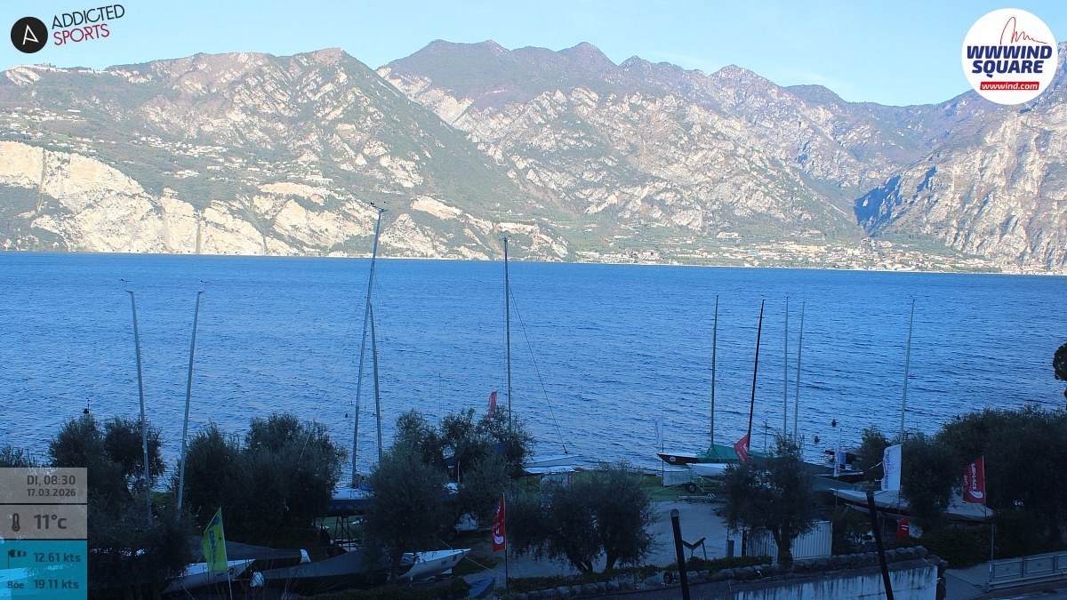 Archived image Webcam Lake Garda - Malcesine
