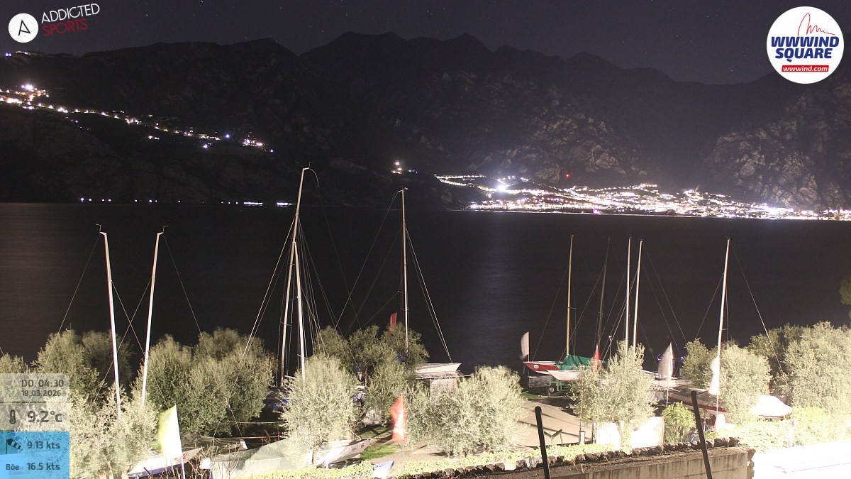 Archiv Foto Webcam Gardasee - Malcesine