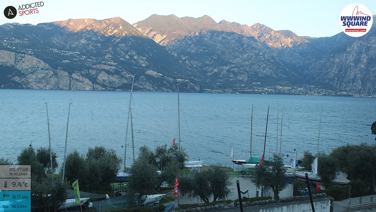 Archiv Foto Webcam Gardasee - Malcesine