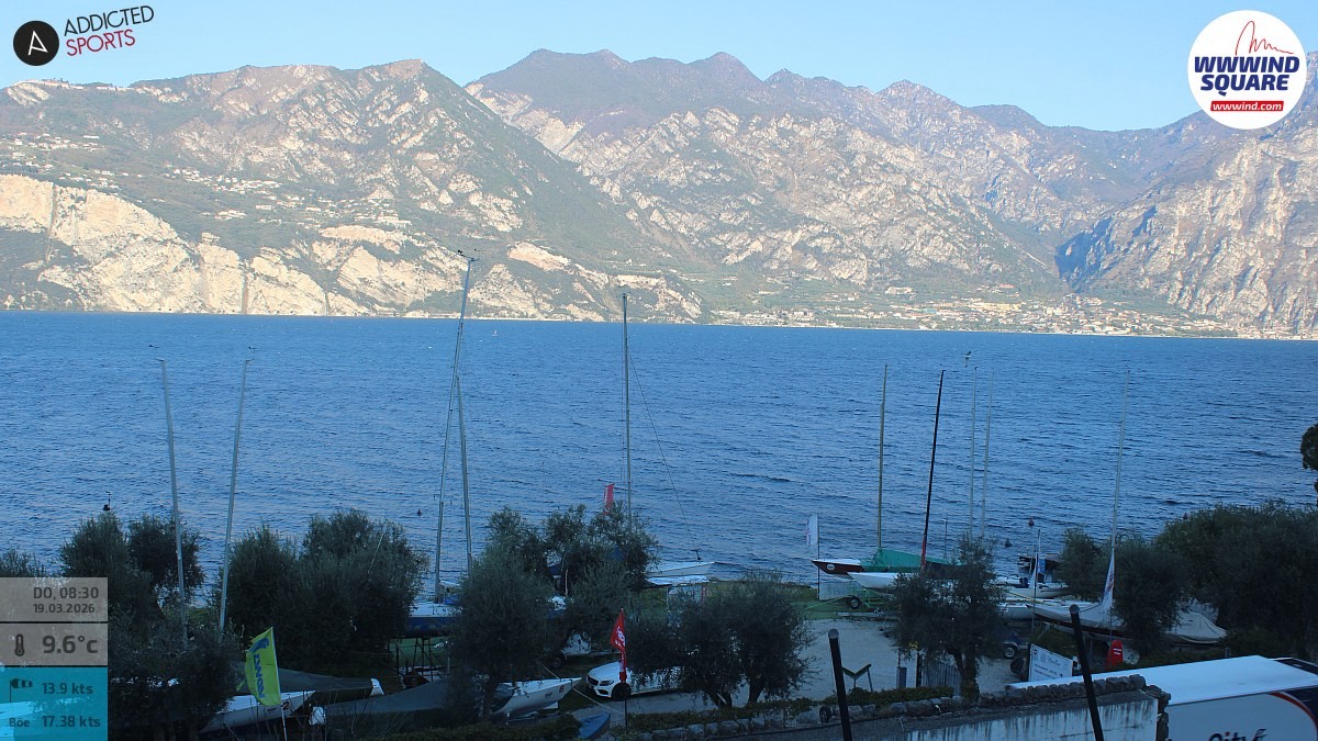 Archiv Foto Webcam Gardasee - Malcesine